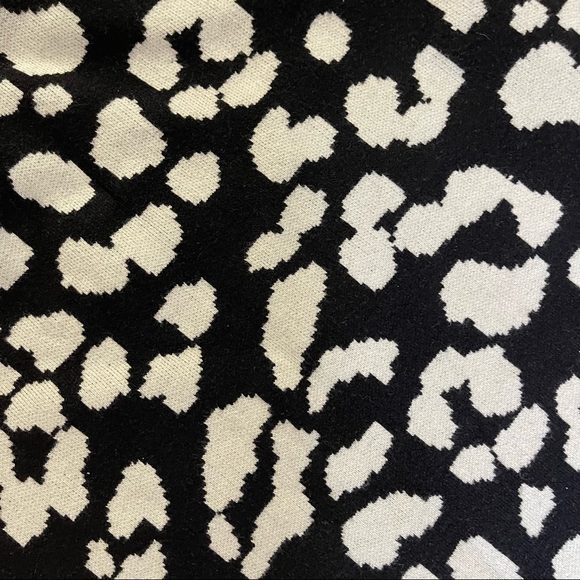 Eloquii Intarsia Sweater Skirt Size 18 Plus Size Animal Print - Picture 3 of 6